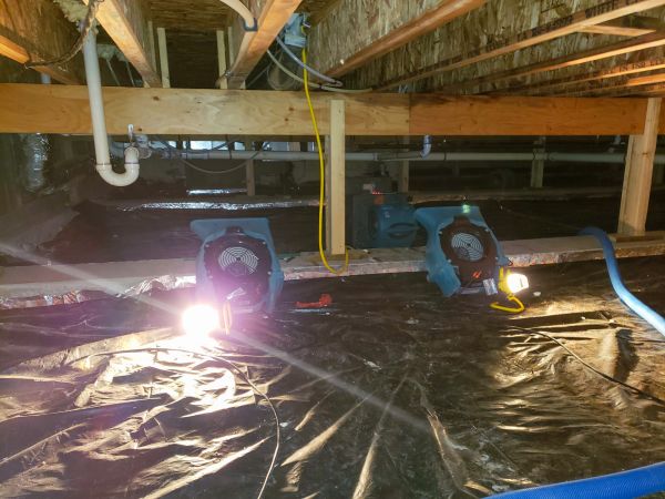 Crawlspace Water Removal in Garner